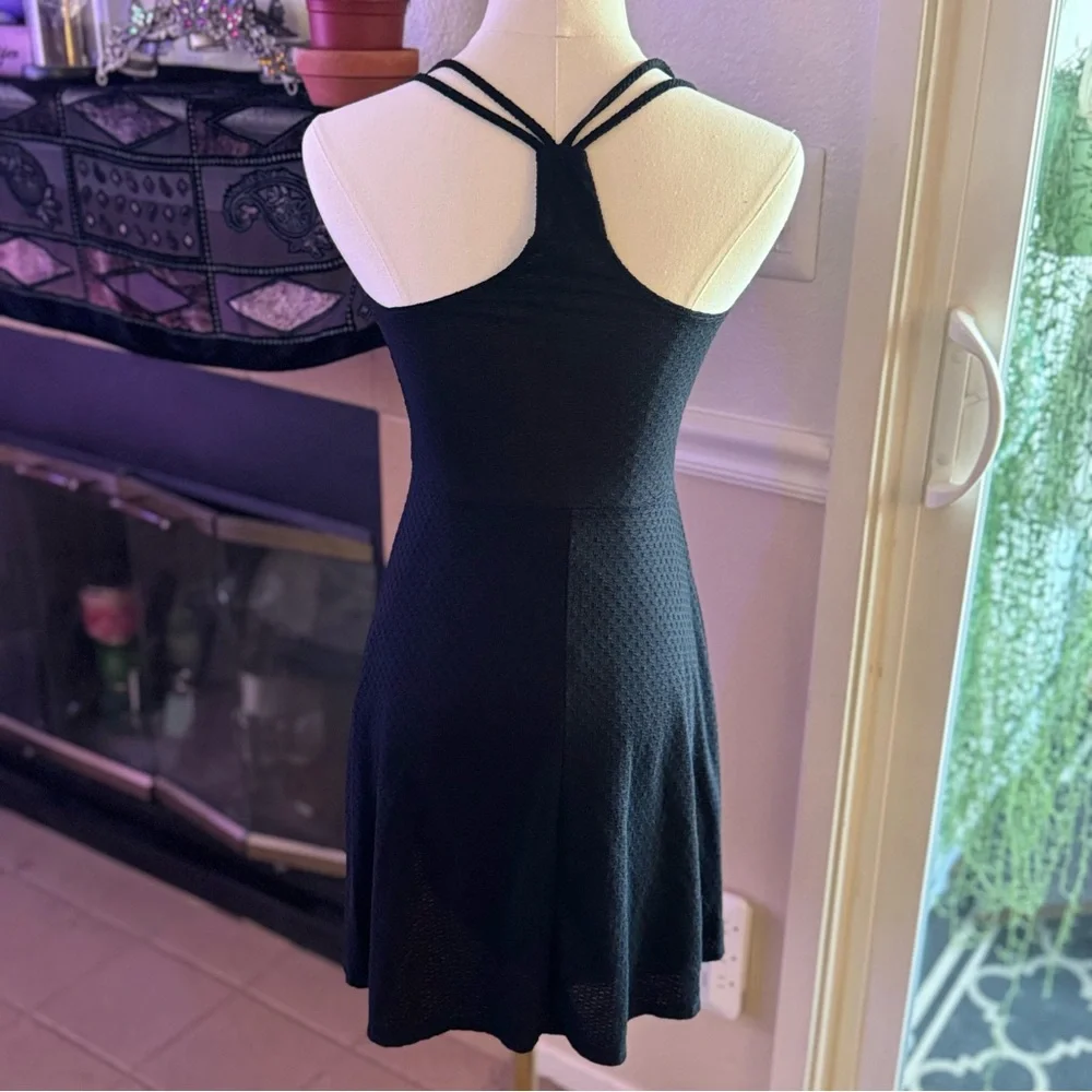 Mossimo Supply Co. Skater Black Mini Dress - Picture 4 of 12